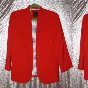 The Limited Cherry Red Blazer
